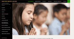 Desktop Screenshot of ministerioinfantil.com